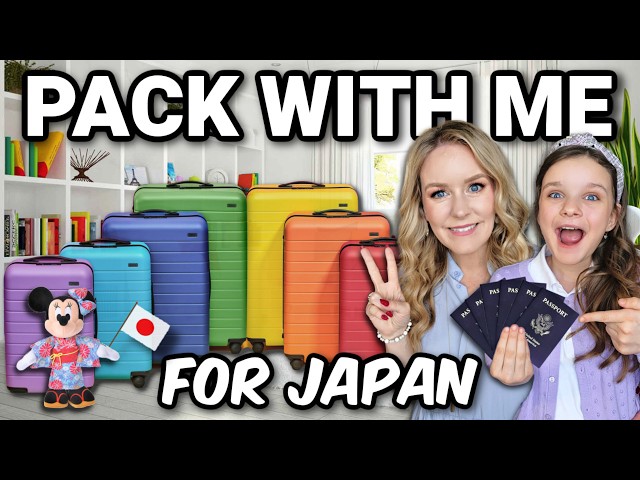 PACK WITH ME: JAPAN & TOKYO DISNEYLAND!  Airplane ACTIVITIES & SNACKS