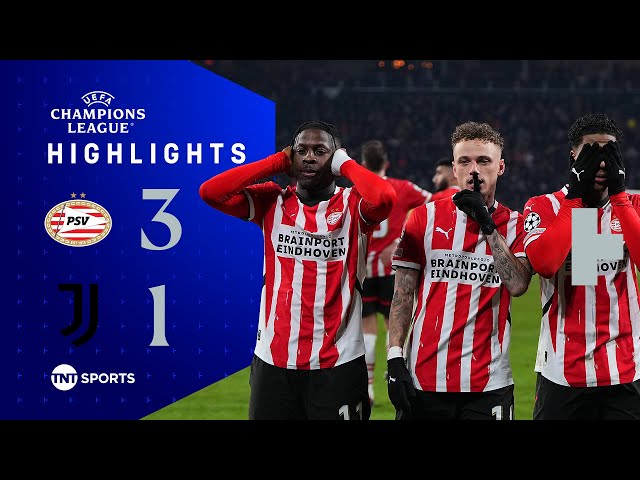 PSV Prevail Against Juve After Extra Time! 🤯 | PSV 3-1 Juventus | UEFA Champions League Highlights