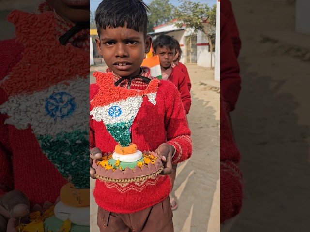 I love my India 🇮🇳 ♥️ #school #republic day  #National festival # celebration 🍾 #creativity #shorts