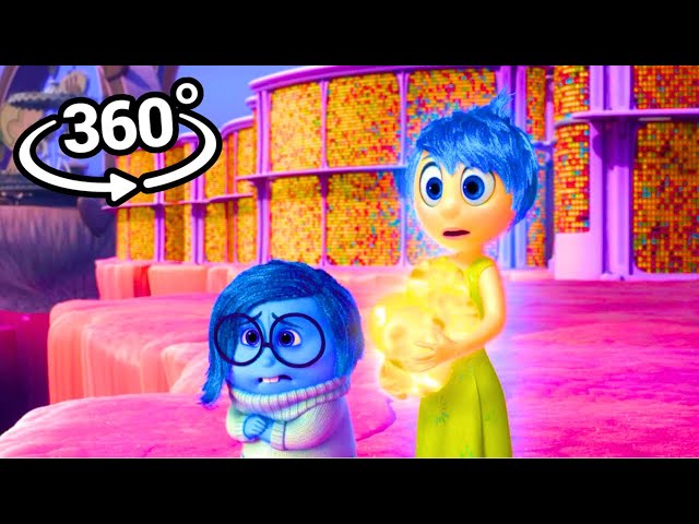 Inside Out 2 Joy x Disgust x Sadness bikini in 360 VR Finding Challenge