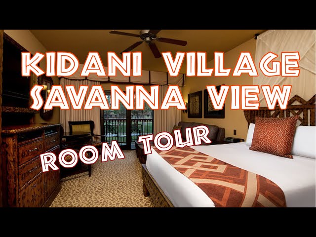 Kidani Village Studio Savanna View Room Tour | Disney World 2023