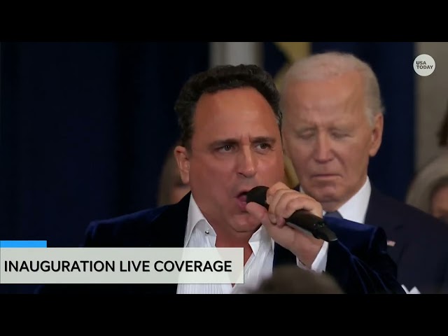 Donald Trump inauguration: Opera singer Christopher Macchio performs national anthem to close event