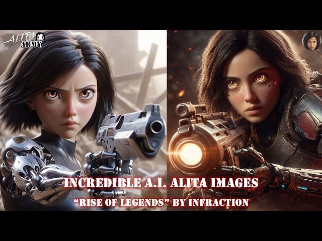 Incredible A.I. Alita Images | Alita Battle Angel 2