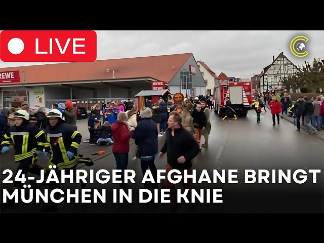 LIVE | Afghanischer Asylbewerber rast in Protest – 28 Verletzte bei München-Angriff | CLRCUT