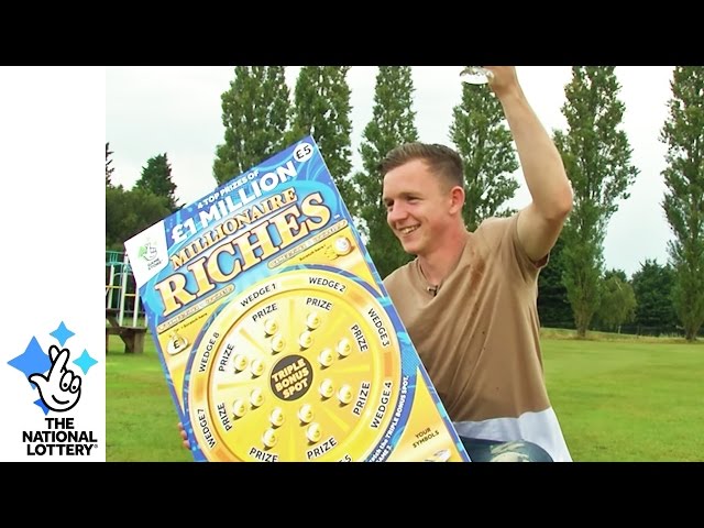 Roofer rises up to confirm £1M win on Millionaire Riches scratchcard