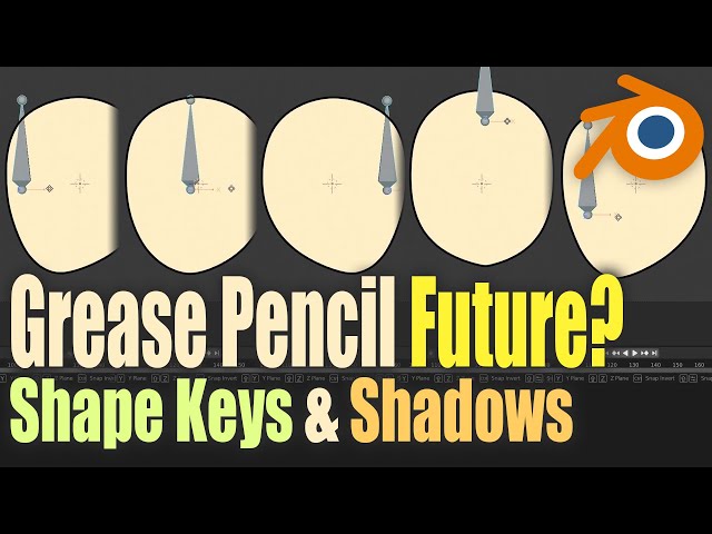 Why are Blender Grease Pencil Shape Keys Important | Useful Workaround - Blender 3.1 Tutorial