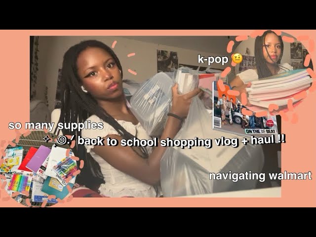 ⟡ ݁₊꩜.ᐟ back to school shopping vlog + haul !!