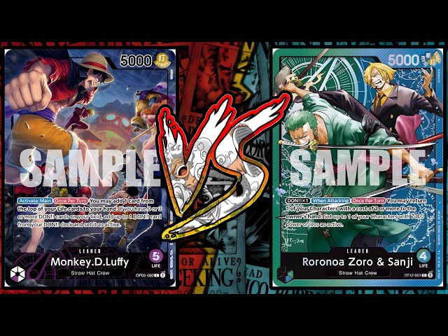 Purple Luffy VS Zoro & Sanji | One Piece TCG | OP09 Tournament Gameplay