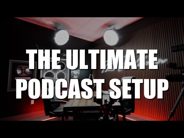 5 Steps to create a PODCAST Studio in 2025 | Equipment and guide for beginners