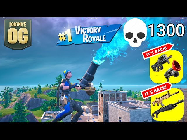 1300 Eliminations in 12 Hours Solo Vs Squads Gameplay (Fortnite OG Reload)