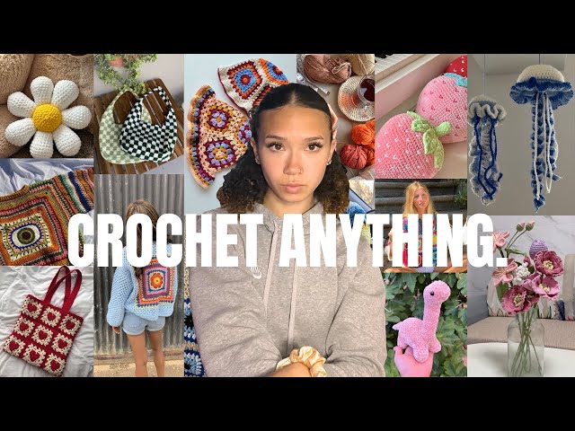 how you'll crochet anything without a pattern(how to freehand crochet)