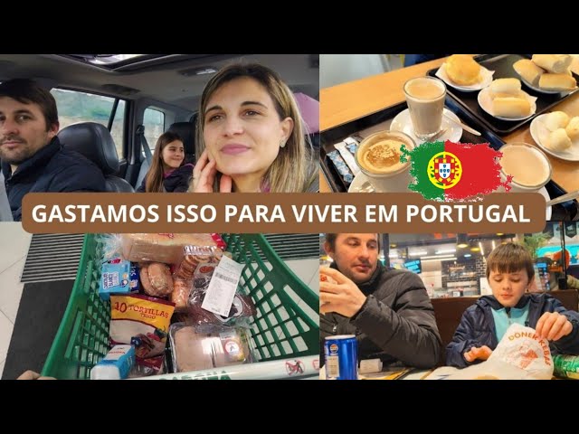 CUSTO DE VIDA em PORTUGAL com filhos 🇵🇹 um domingo diferente, COMPRAS NO MERCADO, nossa rotina