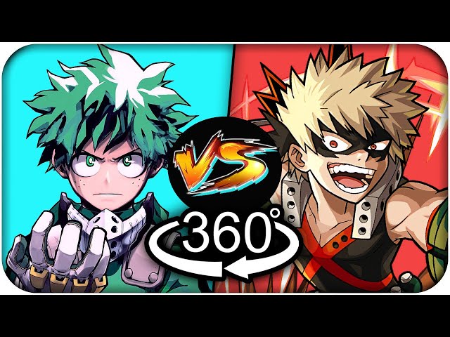 Deku VS Bakugo BATTLE! [360º VR] | My Hero Academia BATTLES! 360 VR