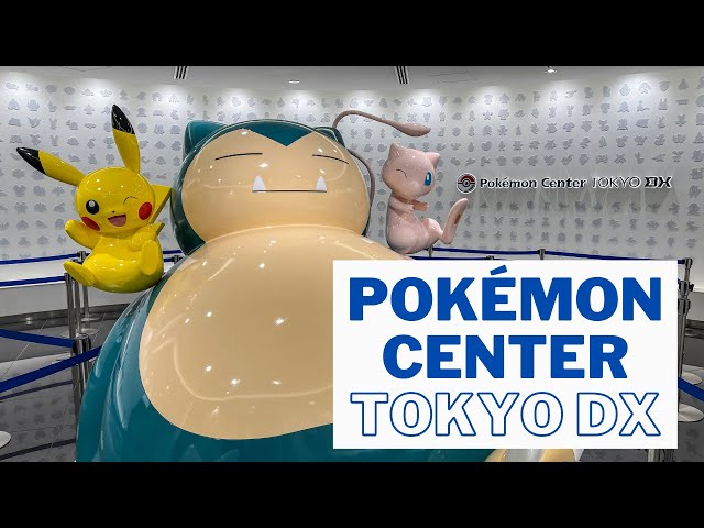 🐥 [4K HDR] JAPAN’S LARGEST POKÉMON CENTER | Tokyo DX Shop VIRTUAL TOUR 🤩