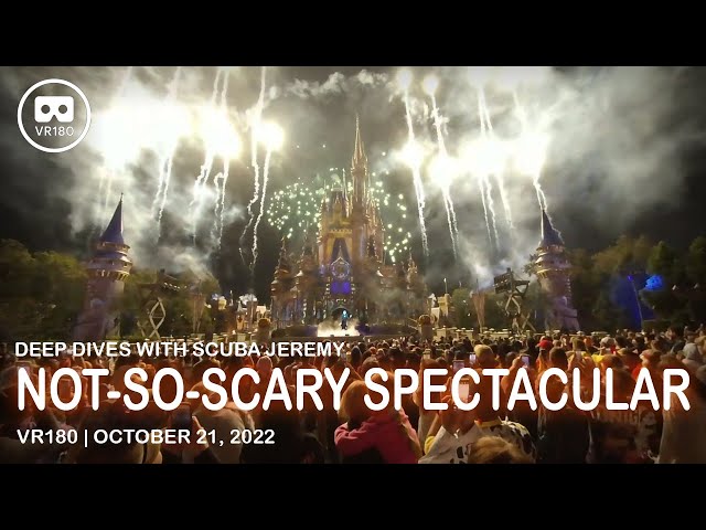 Disney's Not-So-Spooky Spectacular Fireworks 2022 - VR180