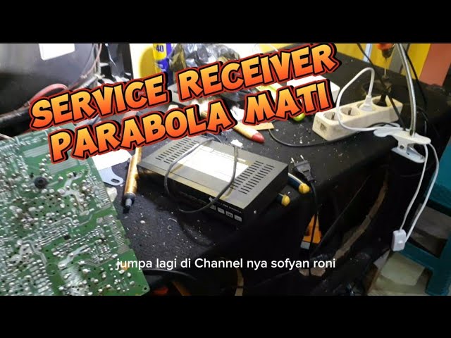 perbaiki receiver parabola mati total #service