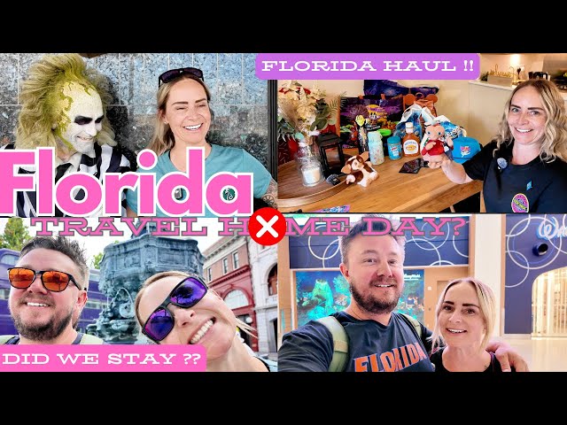 FLORIDA Travel Home Day | Holiday HAUL | Did we stay ?