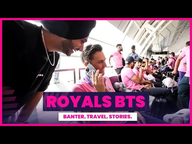 Jaipur To Hyderabad Vlog | Royals BTS Ft. Taran Singh | Rajasthan Royals