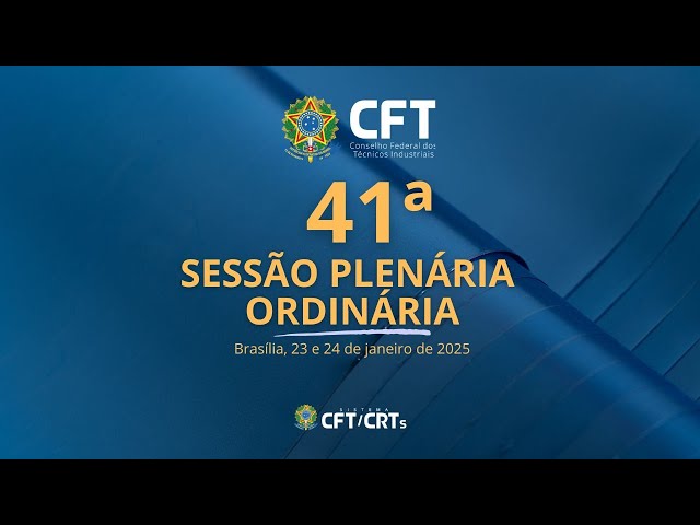 41ª Sessão Plenária Ordinária