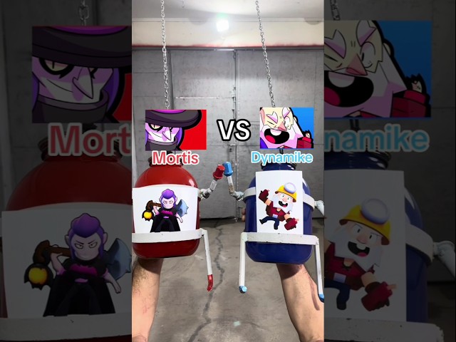 Mortis vs Dynamike: Epic Battle Showdown! 🔥 #BrawlStars #Battle #VS #asmreating