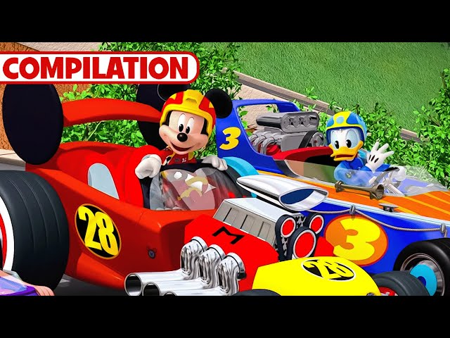 Mickey Mouse Compilation 🐭🏁 | 6 Full Episodes | Mickey and the Roadster Racers | @disneyjr