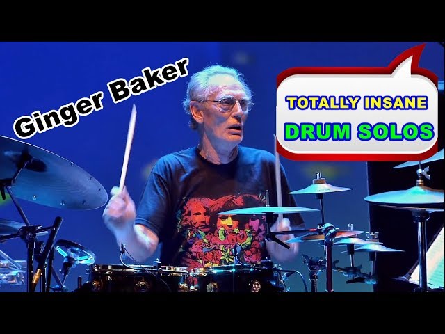 GINGER BAKER DRUM SOLO - MINDBLOWING !!!!