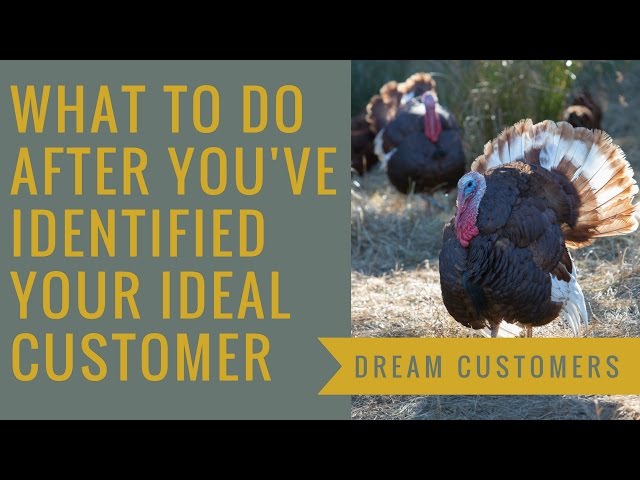 What do you do after you've identified your ideal customer/target market/tribe for your farm?