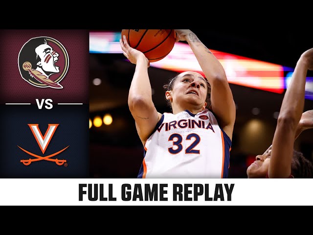 Florida State vs. Virginia Full Game Replay | 2024-25 ACC Women's Basketball