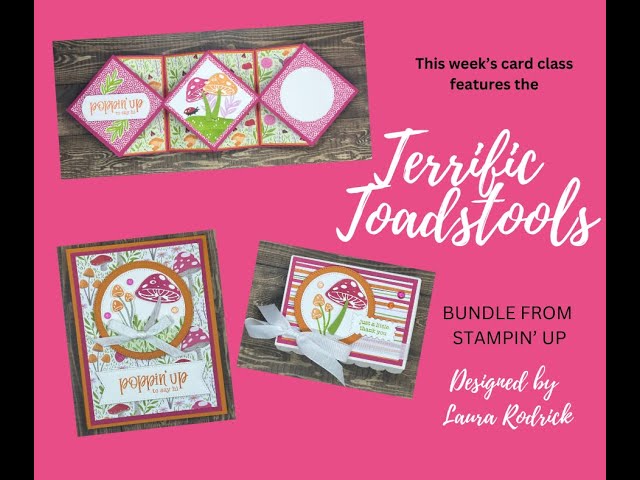 Fun and colorful projects created with the Terrific Toadstools bundle from Stampin' Up!