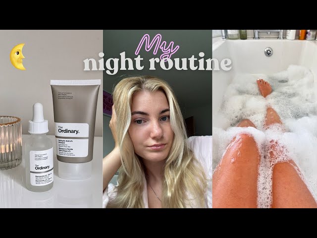 My updated night routine✨