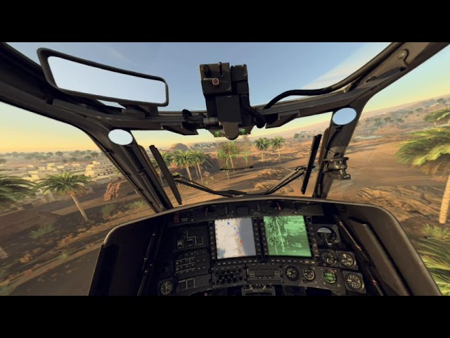 EC 665 Tiger in VR Flight Simulator War Thunder 4k VR180