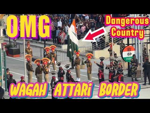 😱 Unbelievable Parade || Flag Down Ceremony || Wagah Attari Border 2025