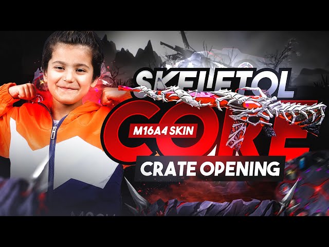 BGMI CRATE OPENING 🤩 - NEW MYTHIC SKELETAL CORE M16🤯|| BGMI VIVONE