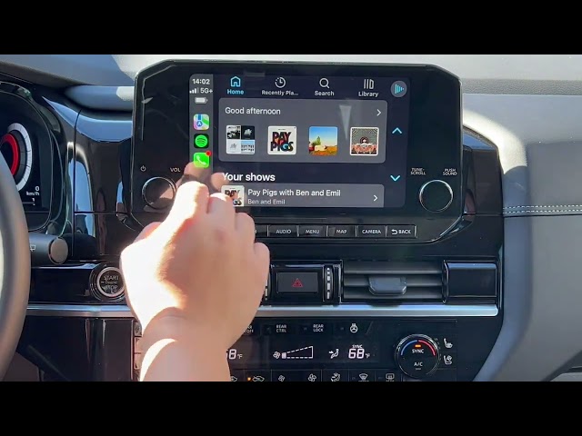 How to pair your phone in a Nissan, equipped with wireless Apple CarPlay!#nissanpathfinder