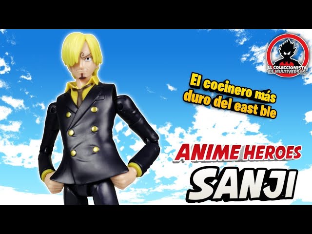 💥SANJI😏 ONE PIECE Anime Heroes en Español! Sensacional figura!