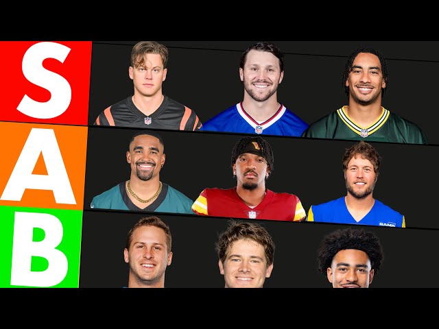 NFL QB Tier List: 2025 Edition!! 🤯