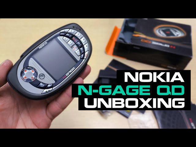 Nokia N-Gage QD (RH-29) Unboxing 4K - Review - Full Pack with all accessories