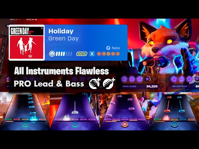 "Holiday" - Green Day | Expert All Instruments (+ Pro) Flawless | Fortnite Festival