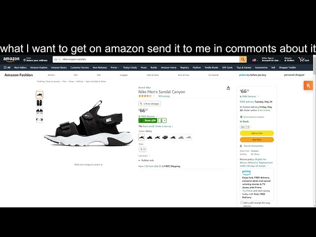 What l want get on amazon