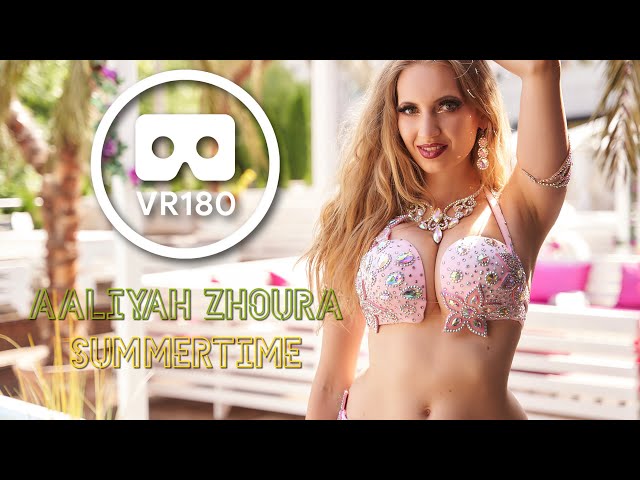 Aaliyah Zhoura Bauchtanz "Summertime"-  Bellydance performance in VR180 3D