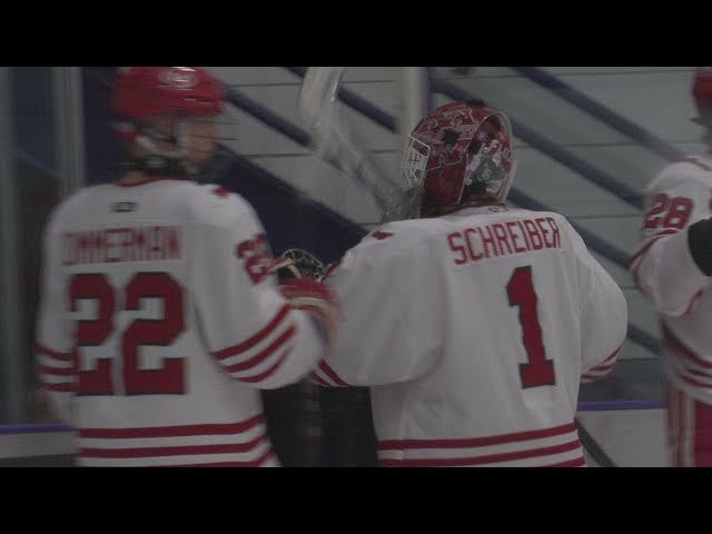 Mason Schreiber reaches 2,000 career saves in net.