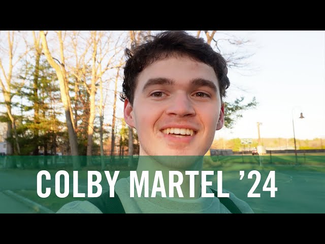 Babson College a Day in the Life of Coby Martel '24 #BabsonUnscripted