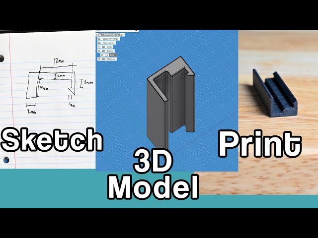 Designing Your First Functional 3D Printed Parts | Basic Fusion 360 3D Printing