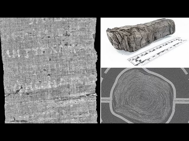 AI Reveals Ancient Scroll’s Hidden Text