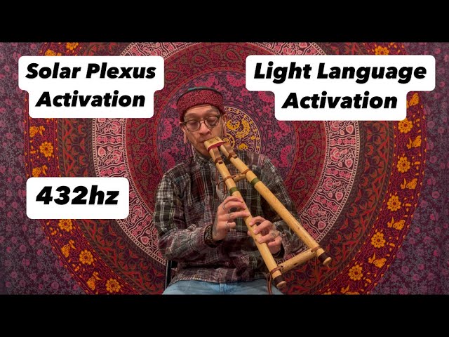 432Hz Solar Plexus Activation | Light Language Transmission for Empowerment & Light Body Connection