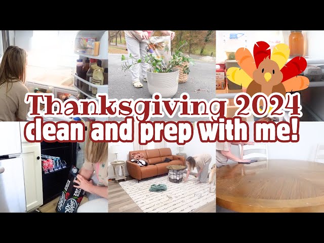 Pre-Thanksgiving Clean & Prep 2024 : Realistic Cleaning And Last Minute To-Do List!