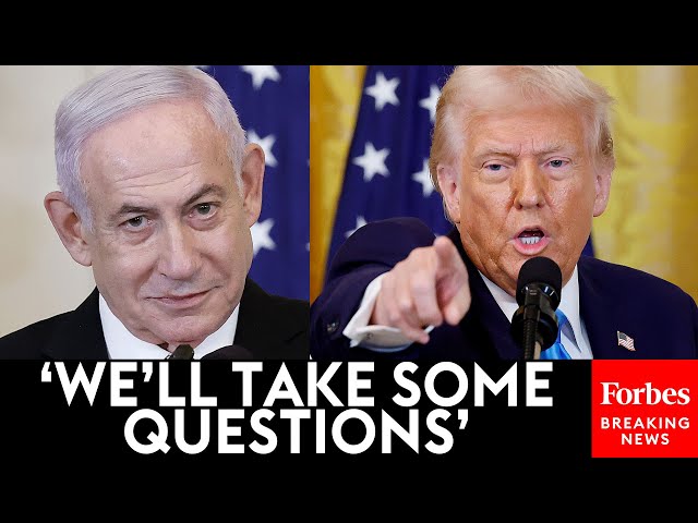 BREAKING NEWS: Trump, Netanyahu Take Multiple Questions From Reporters At White House Press Briefing