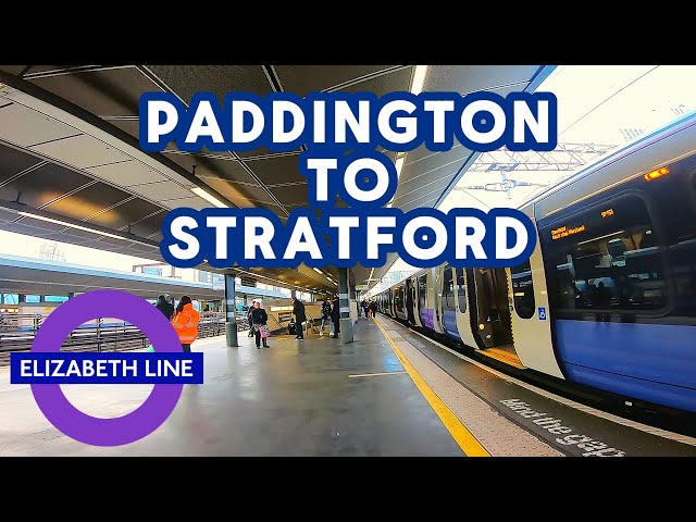 Paddington To Stratford (Elizabeth Line) First Person Journey