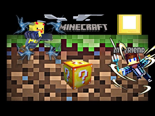 Minecraft lucky block race with my subscribers 😊