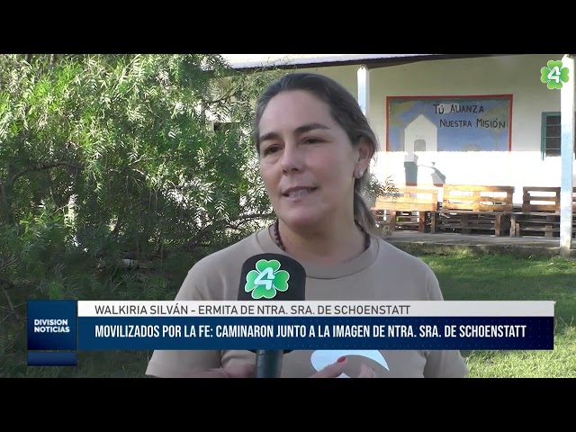 Movilizados por la fe: Caminaron junto a la imagen de Ntra.  Sra.  de Schoenstatt | Walkiria Silván